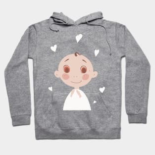 Lovely caucasian baby Hoodie